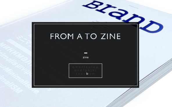 FROM A TO ZINE: BranD