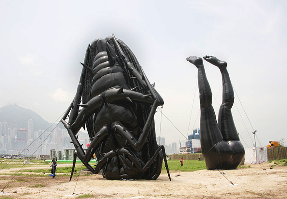Inflatable Art in Hong Kong