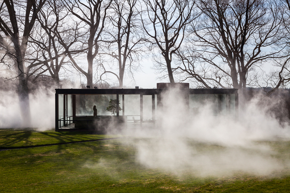 Out of the Mist: Fujiko Nakaya at the Glass House
