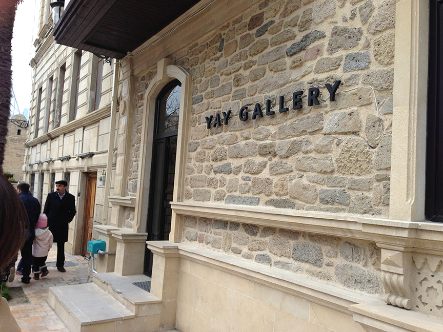 Within Baku’s Old City is Yay Gallery, established in 2012 as Yarat’s commercial entity. At the gallery was a group show of their represented artists.