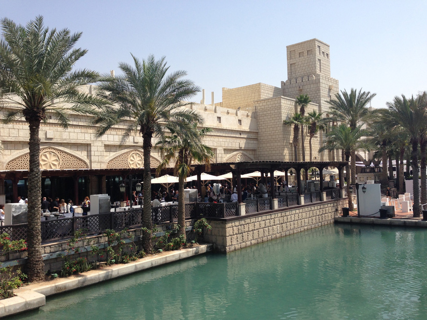 Madinat Jumeirah, the resort complex that is home to Art Dubai. All photos by Sylvia Tsai for ArtAsiaPacific.