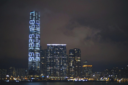 Political Artwork on Hong Kong’s Tallest Skyscraper Removed