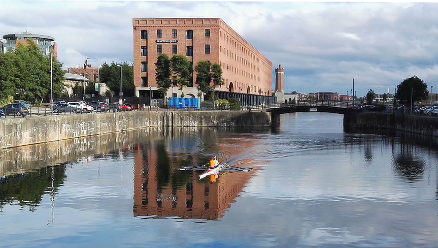 Through Liverpool’s renovated docks, on route between Biennial venues. All photos by Andrew Stooke for ArtAsiaPacific.