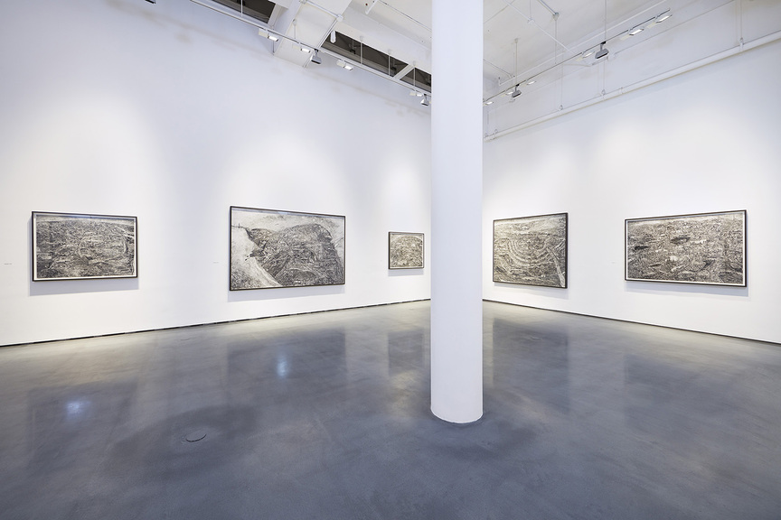 Installation view of SOHEI NISHINO’s exhibition “Bricolage” at Bryce Wolkowitz Gallery, New York, 2017. Courtesy the artist,  Bryce Wolkowitz Gallery and Michael Hoppen Gallery, London.