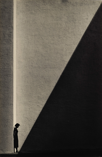 HO FAN, Approaching Shadow, 1954, silver gelatin print, 47.5 × 31.2 cm. Courtesy Sotheby’s Hong Kong.