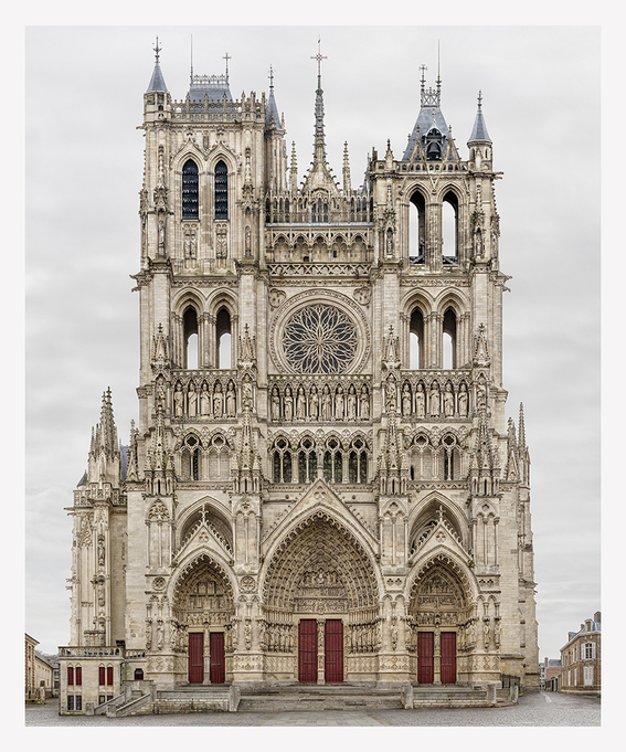 MARKUS BRUNETTI, Cathédrale Notre-Dame, 2009–16, natural cotton paper mounted on Dibond, 120 × 100.6 cm. Courtesy Axel Vervoordt Gallery, Hong Kong.