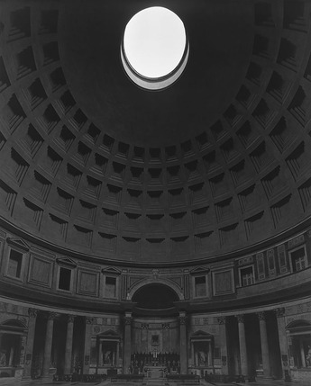 HIROSHI SUGIMOTO, Pantheon, 2015, gelatin silver print, 149.2 × 119.4 cm. Courtesy the artist and Japan Society, New York.