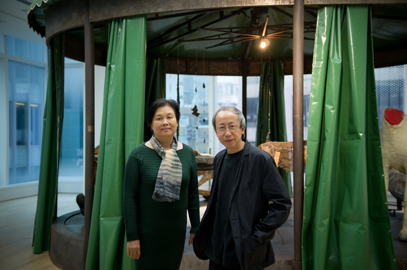 No Looking Back: Profile of Huang Yong Ping and Shen Yuan