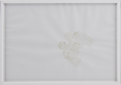 SHILPA GUPTA, Untitled, 2017, paper and marijuana pigment, 30 × 42 cm. Courtesy the artist and Galeria Continua, San Gimignano / Beijing / Les Moulins / Habana.