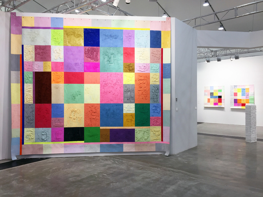 MIT JAI INN’s painted patchworks of color were offered at TKG+.