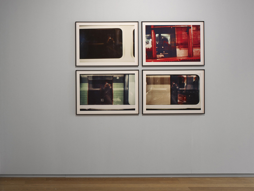 Installation view of RASHEED ARAEEN’s Christmas Day, 1979, four photographs, 51 × 76 cm each, at “Speech Acts: Reflection-Imagination-Repetition,” Manchester Art Gallery, 2018–19. Photo by Michael Pollard. Courtesy Manchester Art Gallery.