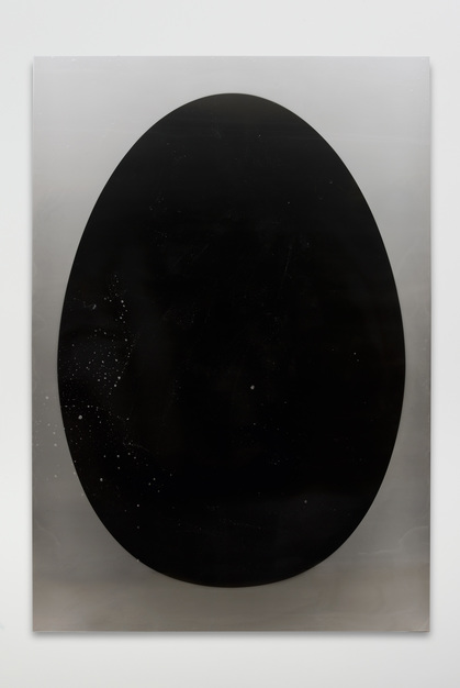 FABIAN MARTI, Deep Egg (unless life is a dream, nothing makes sense), 2016, epoxy, silver gelatin print mounted on aluminum, 205 × 141 cm. Copyright and courtesy the artist.