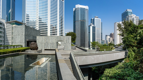 Panorama of Asia Society Hong Kong Center’s (ASHK) upper floor. The venue is temporarily closed. Courtesy ASHK.