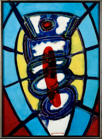 HA IN-DOO, Mandala, 1975, oil on canvas, 75 × 55.5 cm.